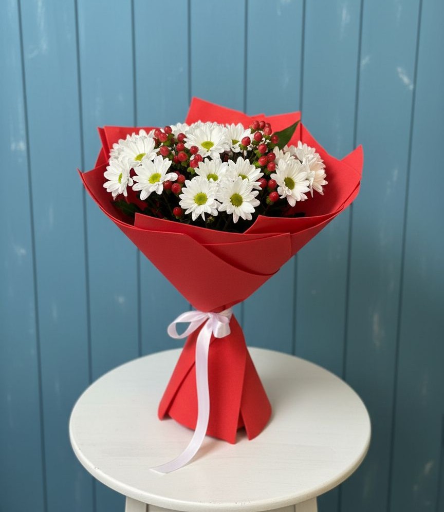 Букет цветов из: Хризантемы в Николаевской Республики Чечня