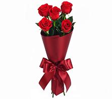 Букет 5 Красных роз Эдлесс Лав в Николаевской Республики Чечня