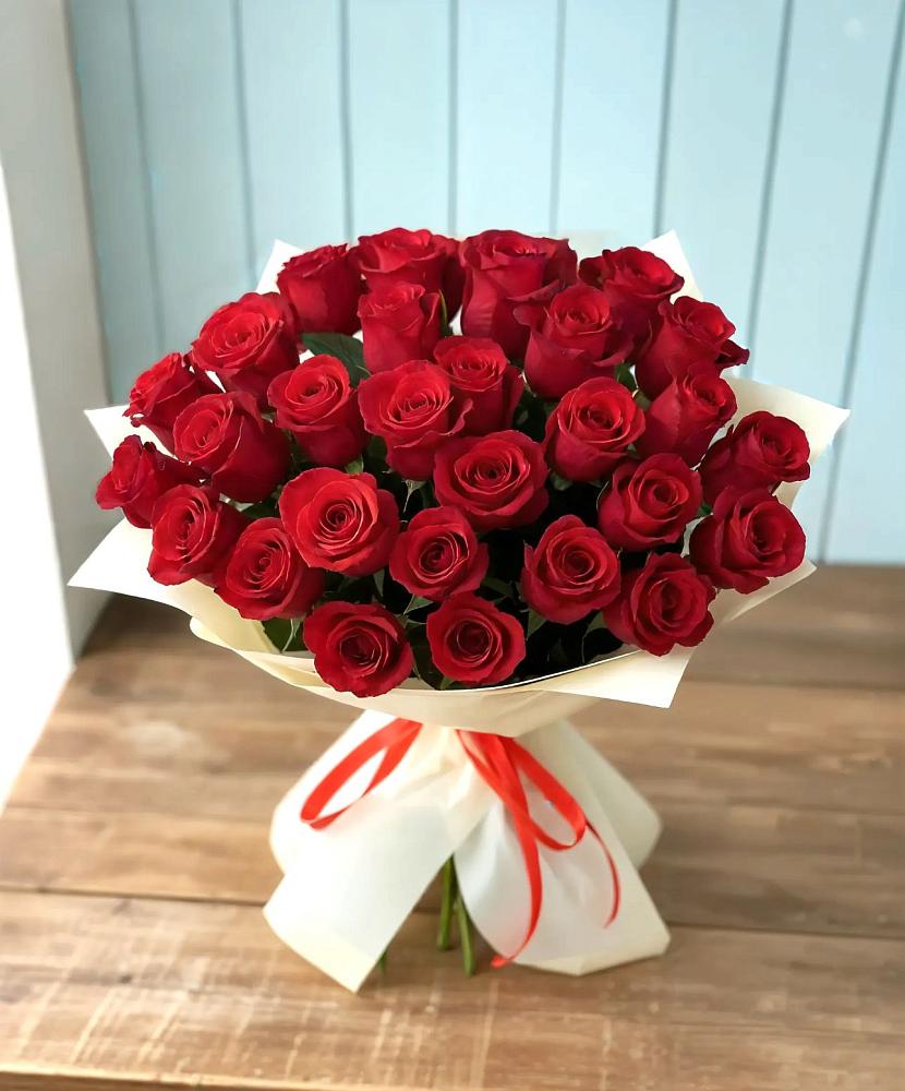Букет 29 Красных роз в Николаевской Республики Чечня