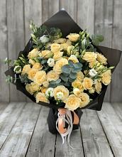 Букет цветов из:  Розы и Лизиантусы #REPLACE_PRED# Николаевской Республики Чечня