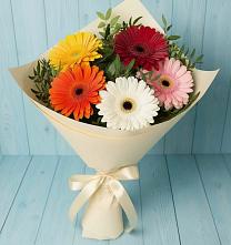 Букет цветов из:  Герберы в Николаевской Республики Чечня
