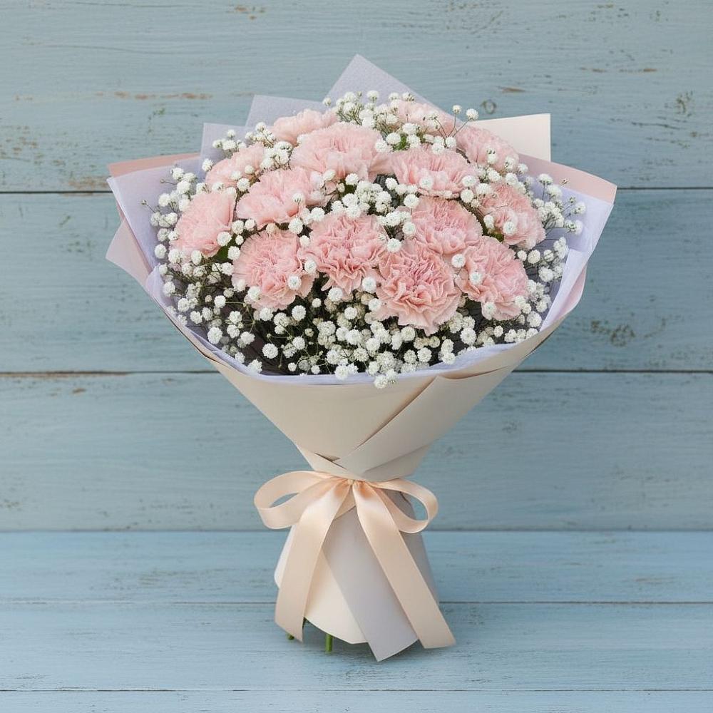 Букет цветов из: Гвоздики в Николаевской Республики Чечня