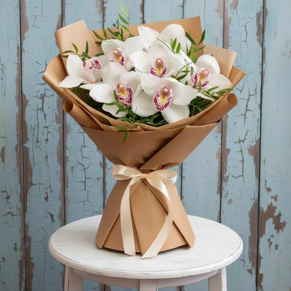 Букет цветов из: Орхидеи и Розы в Николаевской Республики Чечня