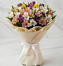 Букет цветов из:  Альстромерии в Николаевской Республики Чечня
