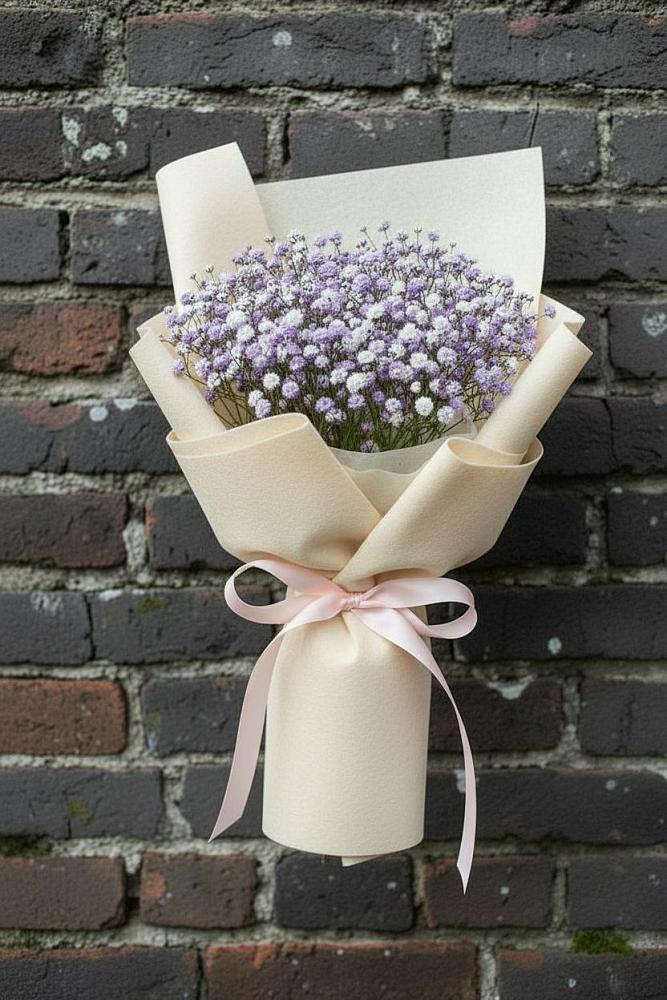 Букет цветов из: Гипсофила в Николаевской Республики Чечня