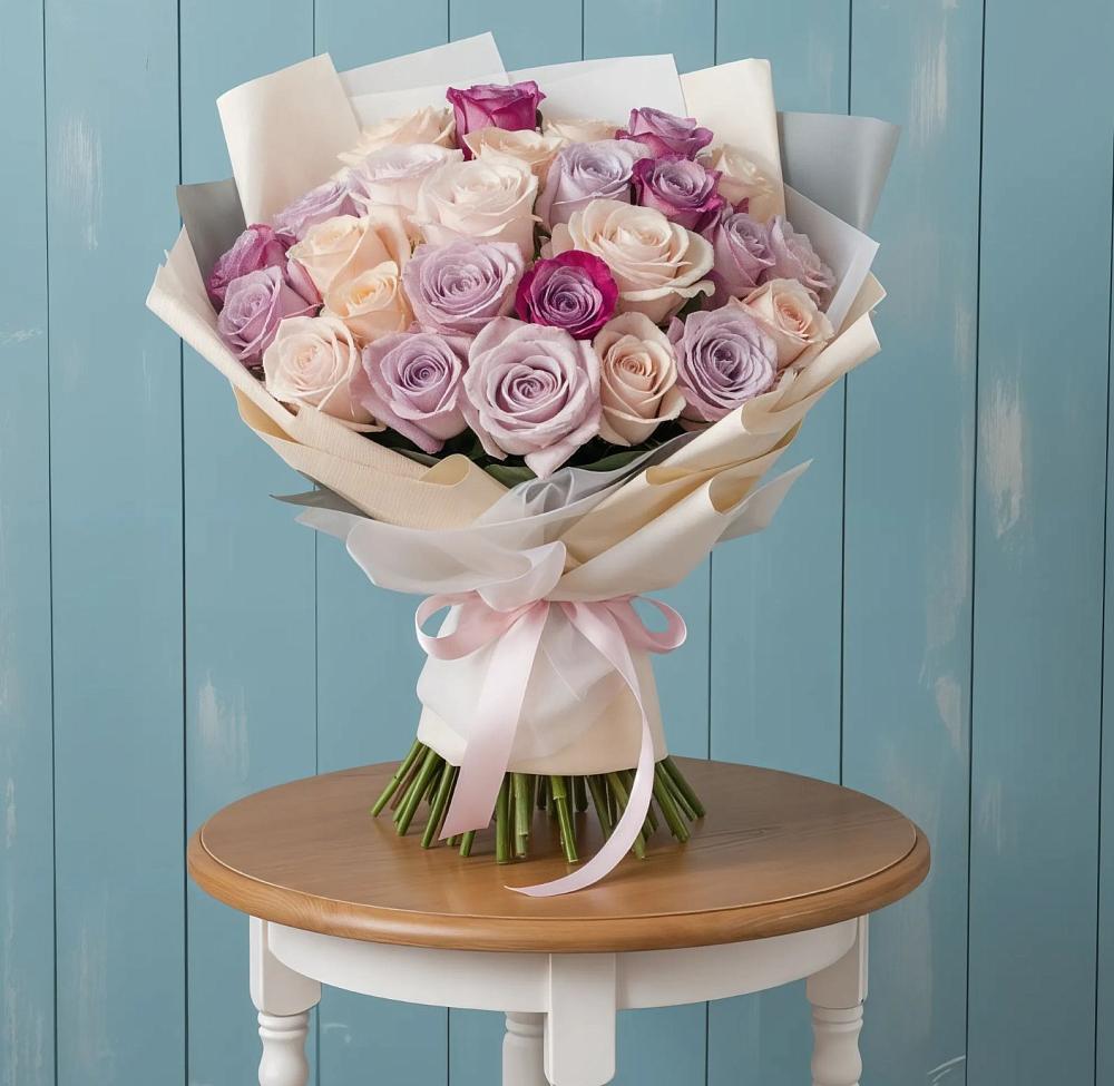 Букет цветов из: Розы в Николаевской Республики Чечня