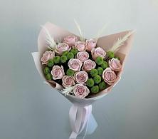 Букет цветов из:  Розы и Хризантемы в Николаевской Республики Чечня