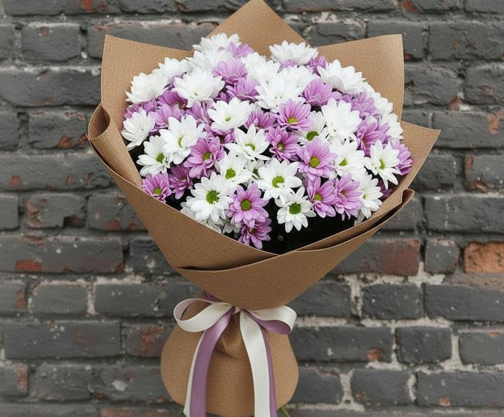 Букет цветов из: Хризантемы в Николаевской Республики Чечня