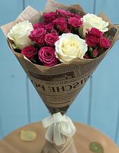 Букет цветов из:  Розы в Николаевской Республики Чечня