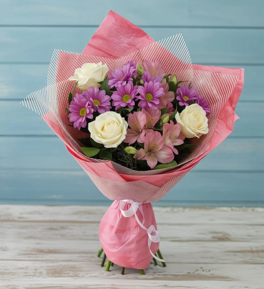 Букет цветов из: Герберы в Николаевской Республики Чечня