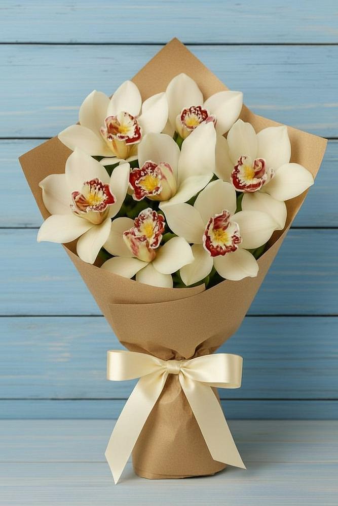 Букет цветов из: Орхидеи и Розы в Николаевской Республики Чечня