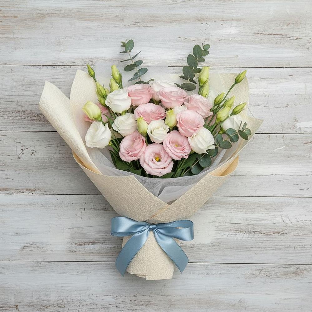 Букет цветов из: Лизиантусы в Николаевской Республики Чечня